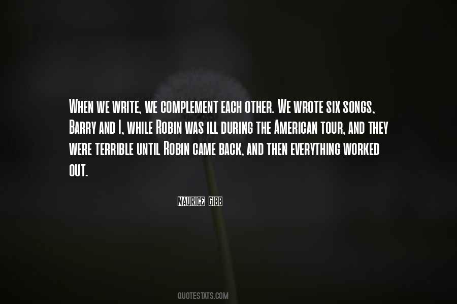 Quotes About Complement #982253