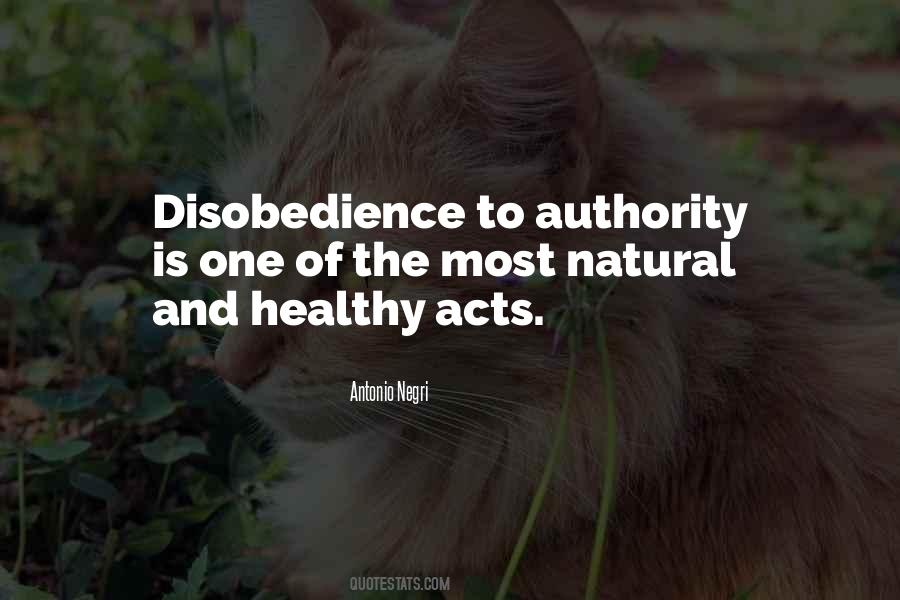 Quotes About Disobedience #1068652