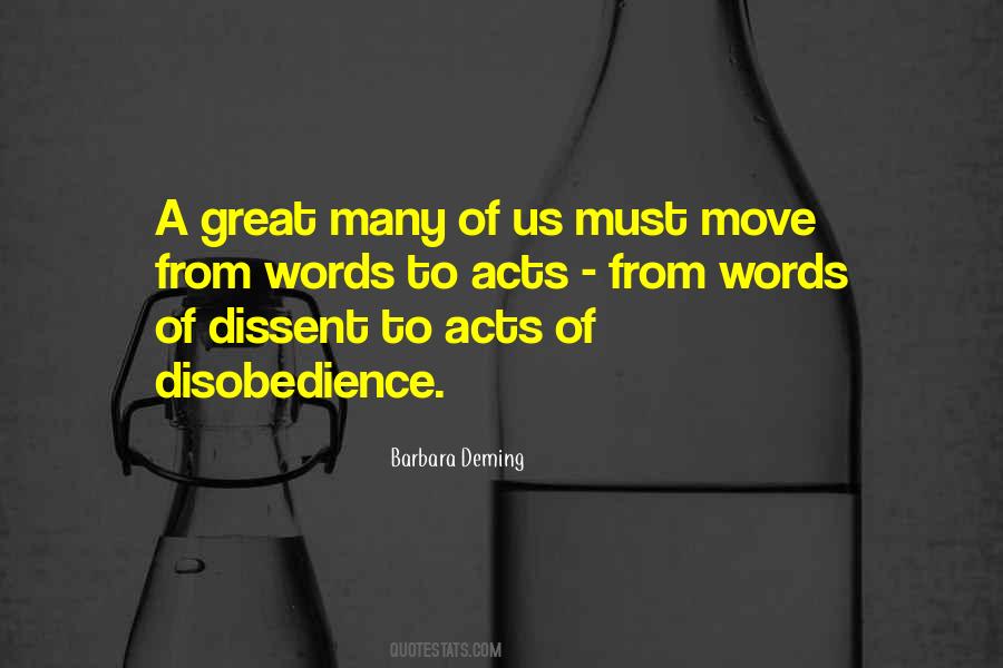 Quotes About Disobedience #1195249