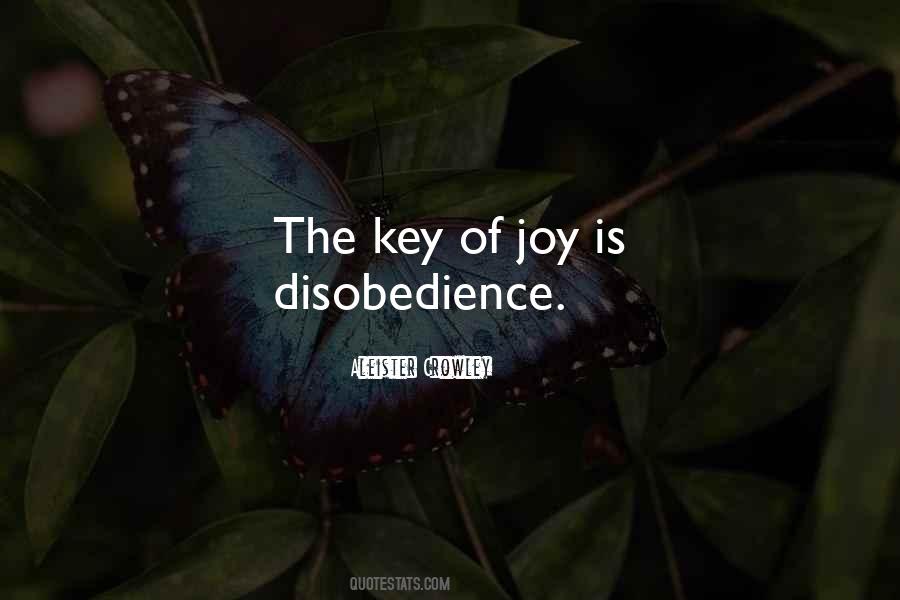 Quotes About Disobedience #1337952