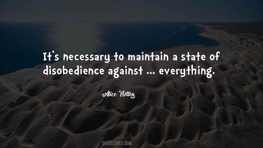 Quotes About Disobedience #1878518