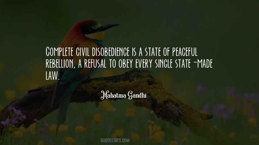 Quotes About Disobedience #986894