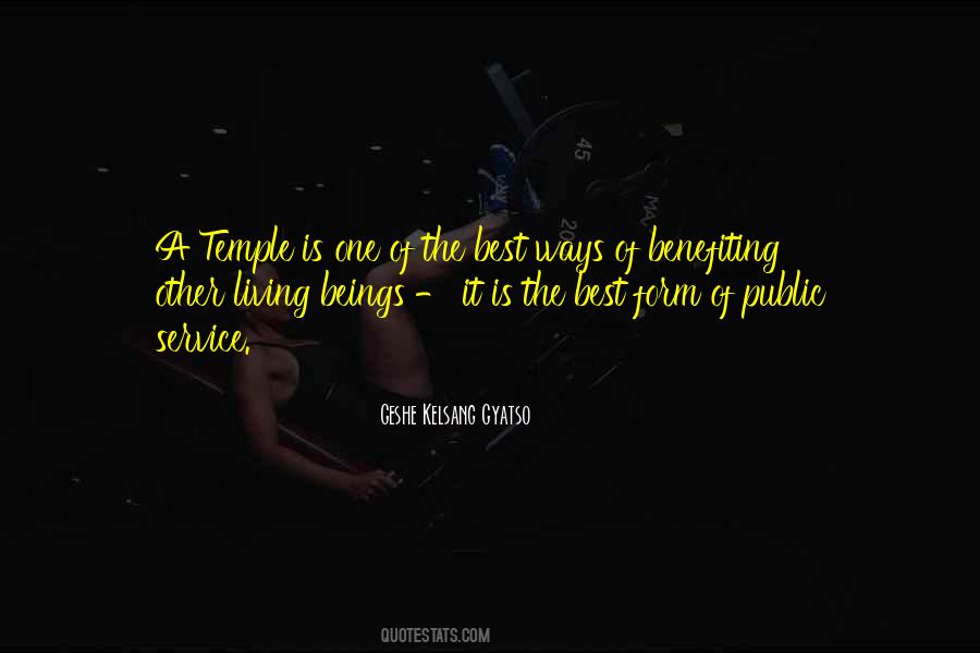 Quotes About Benefiting Others #1068780