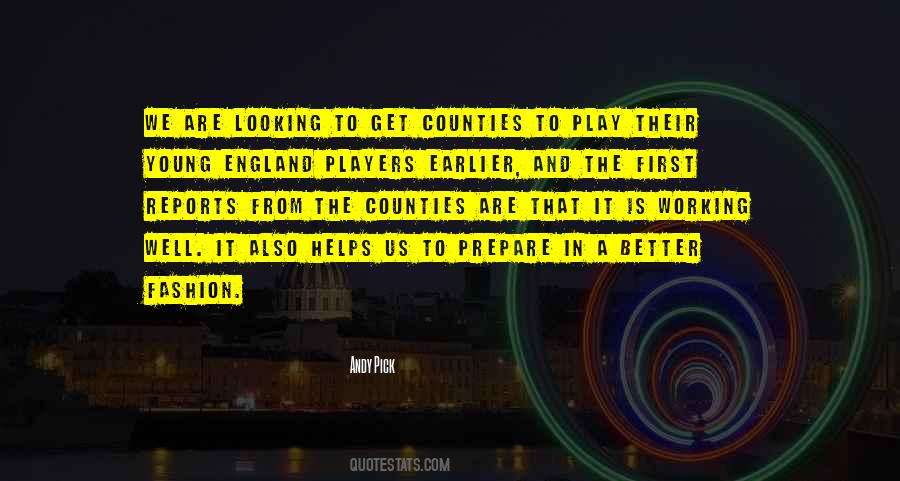 Counties Of England Quotes #1750738