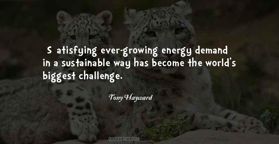 Quotes About Sustainable Energy #1314412