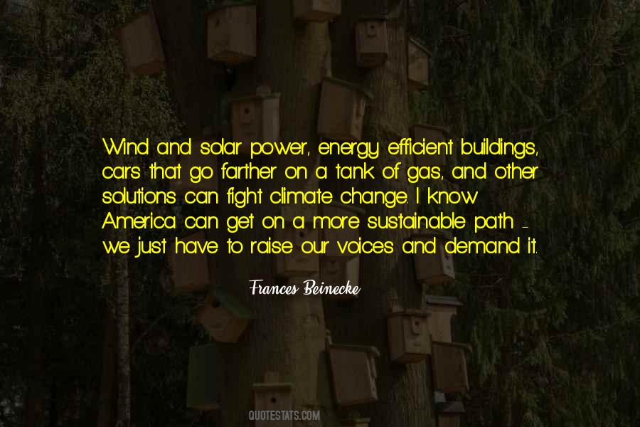 Quotes About Sustainable Energy #614937