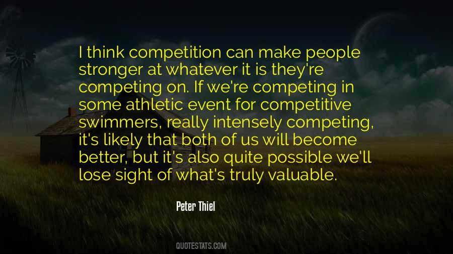 Quotes About Athletic Competition #650659
