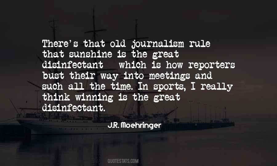 Quotes About Sports Reporters #877758