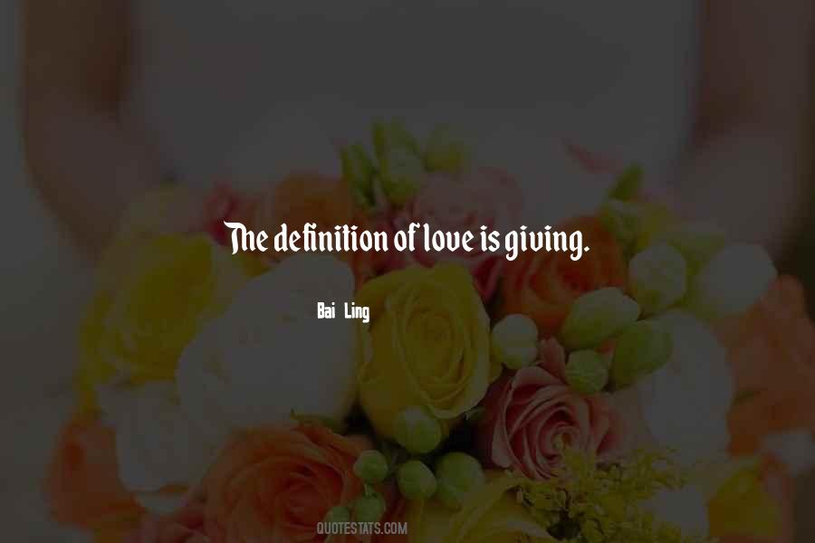 Definition Love Quotes #786007