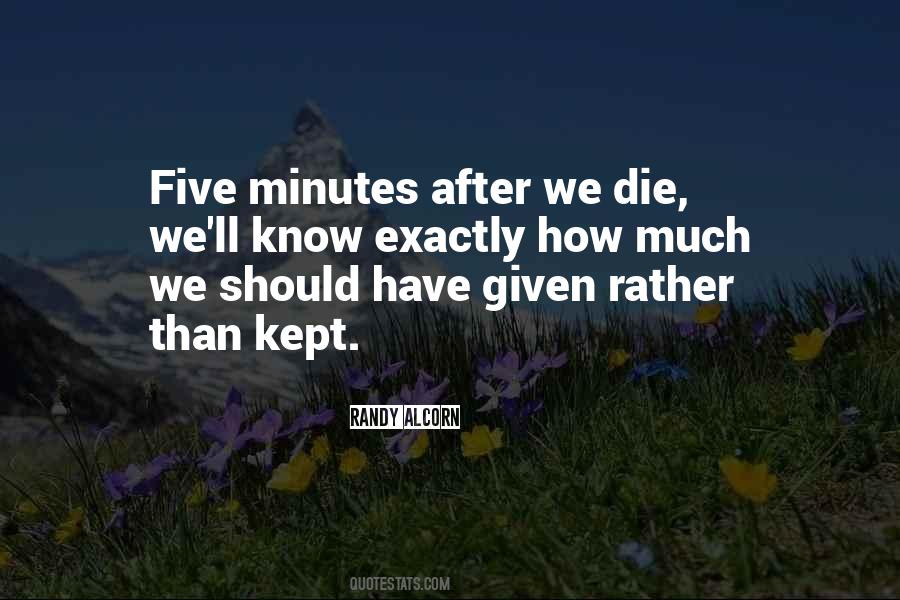 Quotes About Minutes #1790127