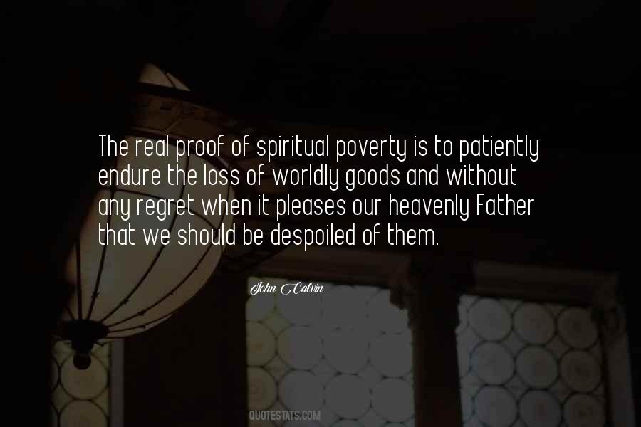 Spiritual Poverty Quotes #1385357