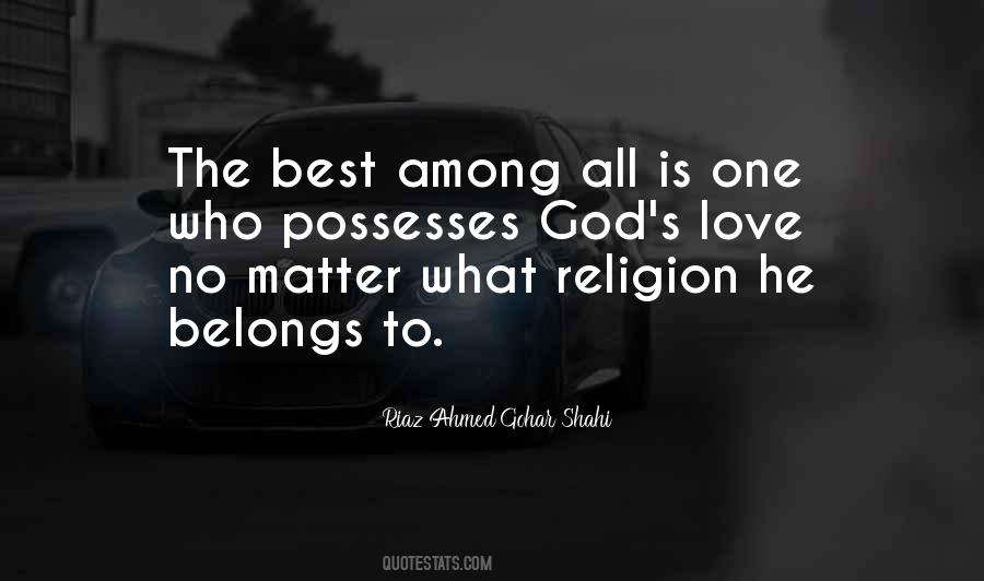 Quotes About God's Love #955251