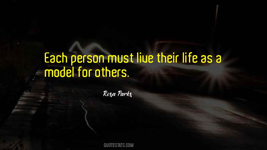 Quotes About Model Life #184082