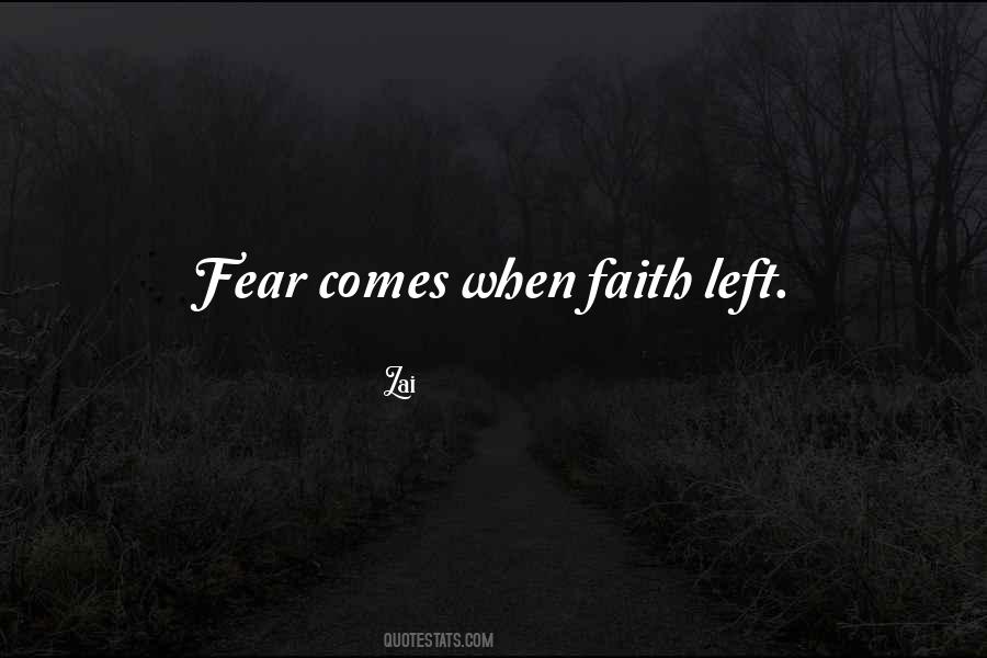 Quotes About Faith Over Fear #98442