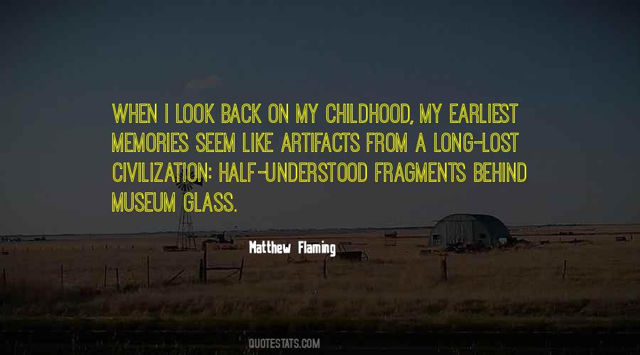 Quotes About Lost Childhood Memories #1768543