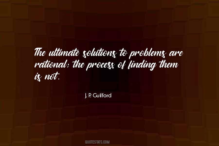 Quotes About Solutions To Problems #1040433