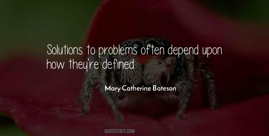 Quotes About Solutions To Problems #1088389