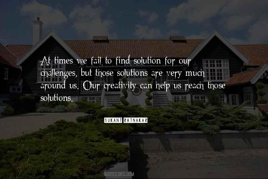 Quotes About Solutions To Problems #18933