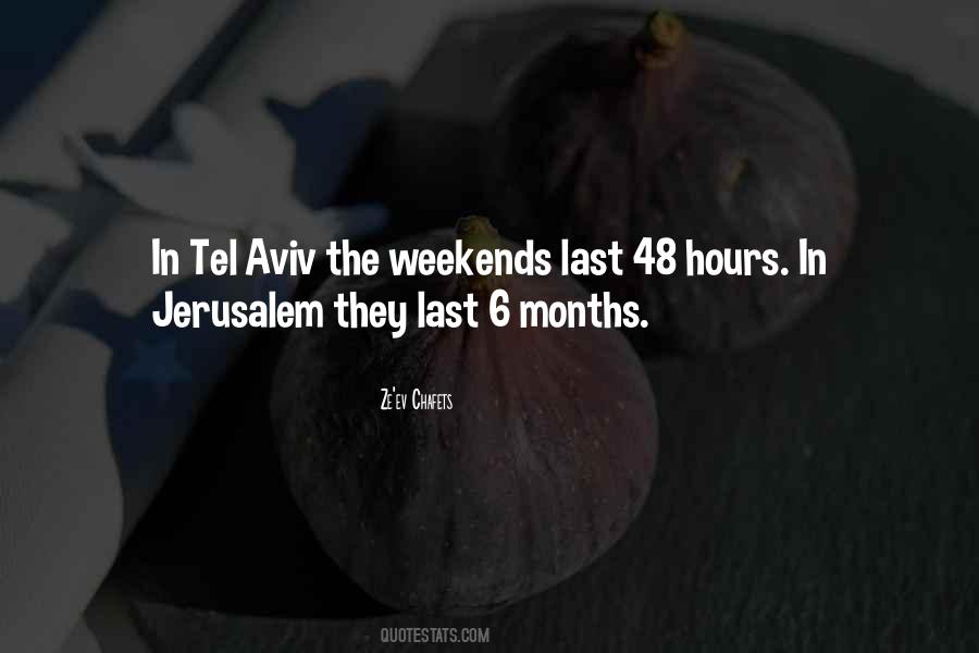 Quotes About Tel Aviv #593018