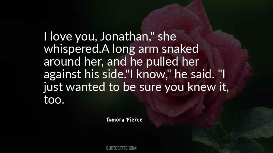 Quotes About Jonathan #1339253