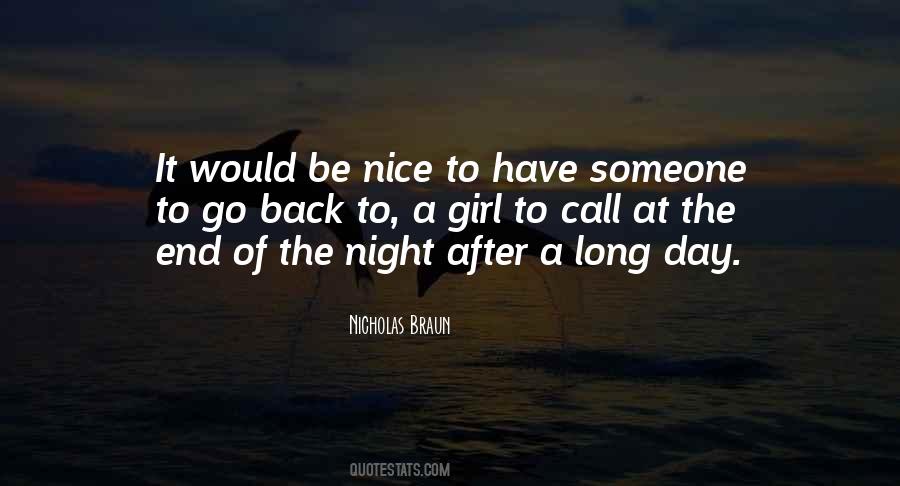 Quotes About A Nice Night #859403