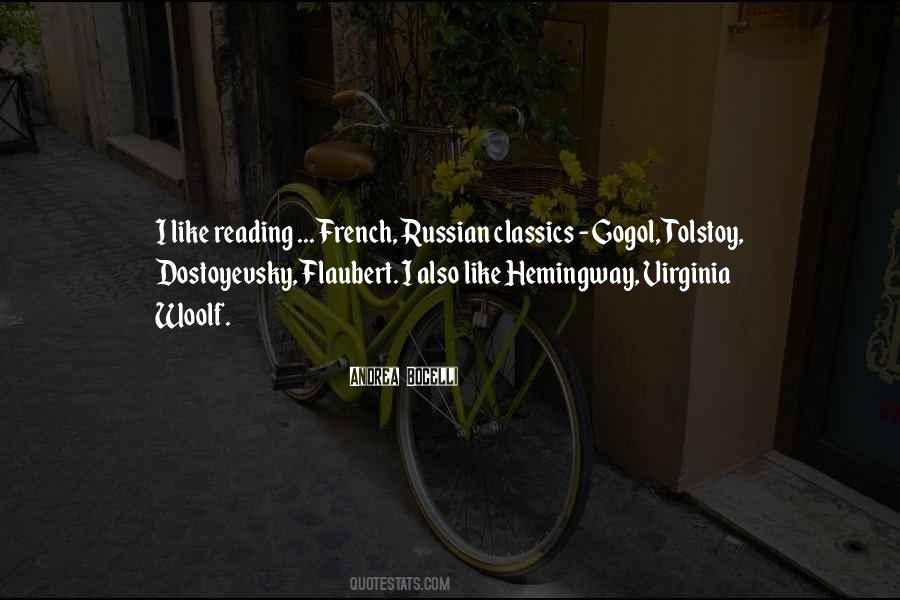 Quotes About Reading Hemingway #856932