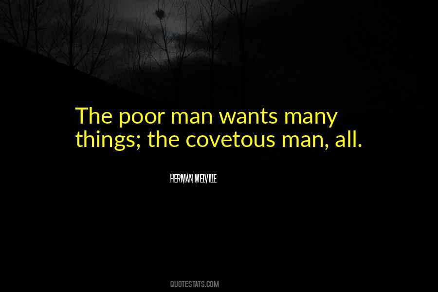 Quotes About Poor Man #1327396