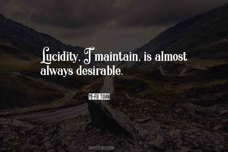 Quotes About Lucidity #914134