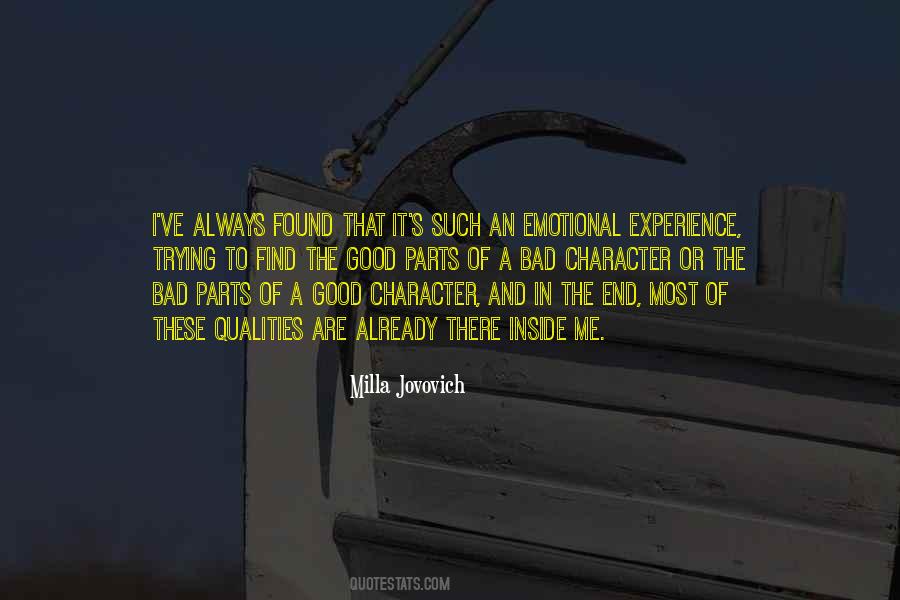 Quotes About Experience And Character #146268