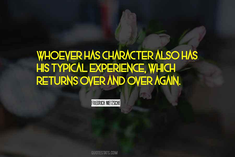 Quotes About Experience And Character #299962