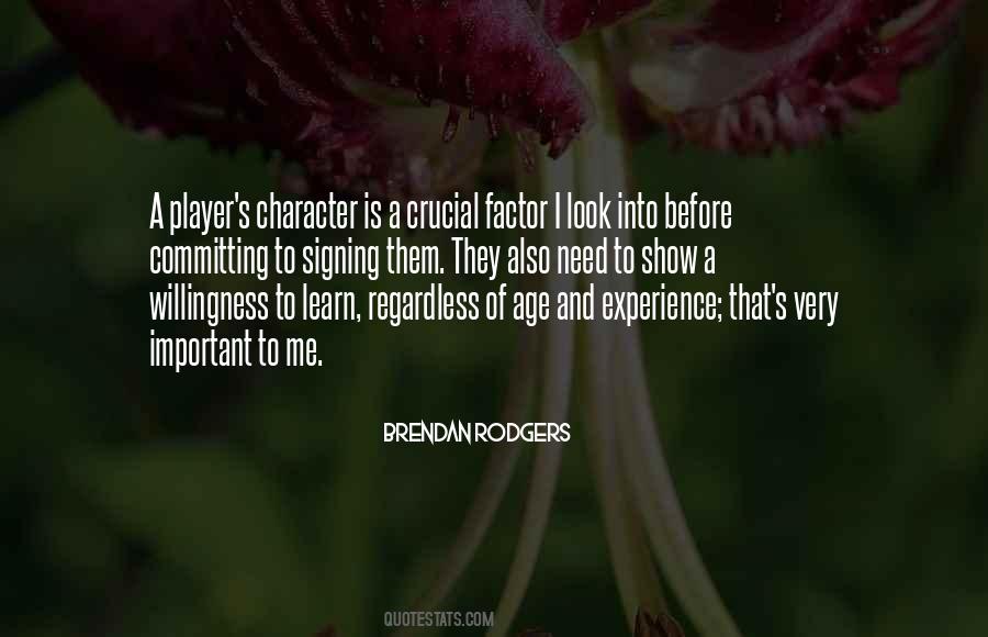 Quotes About Experience And Character #445177