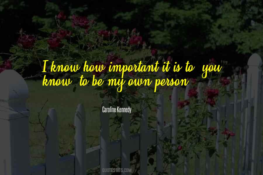 Person How Quotes #14911