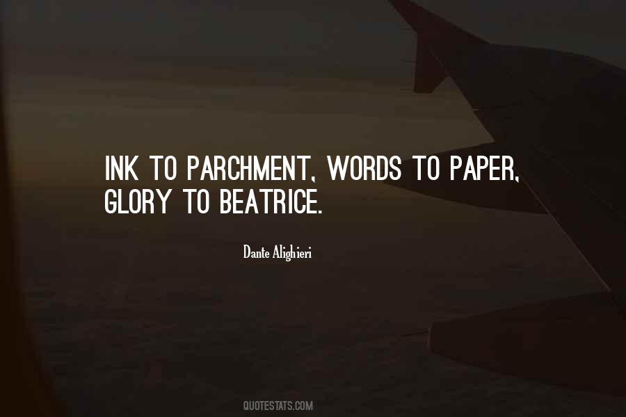 Asoue Beatrice Quotes #294558
