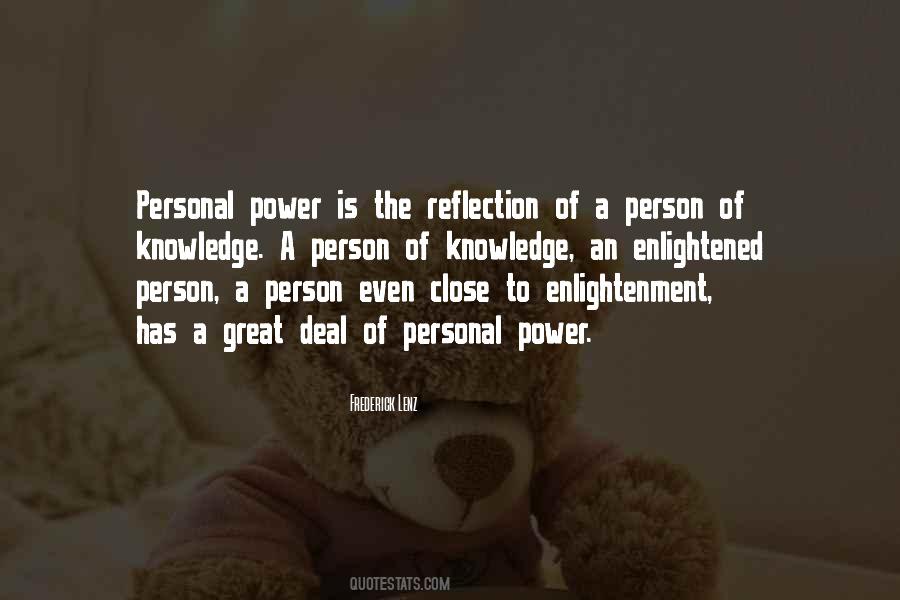 Personal Reflection Quotes #190615