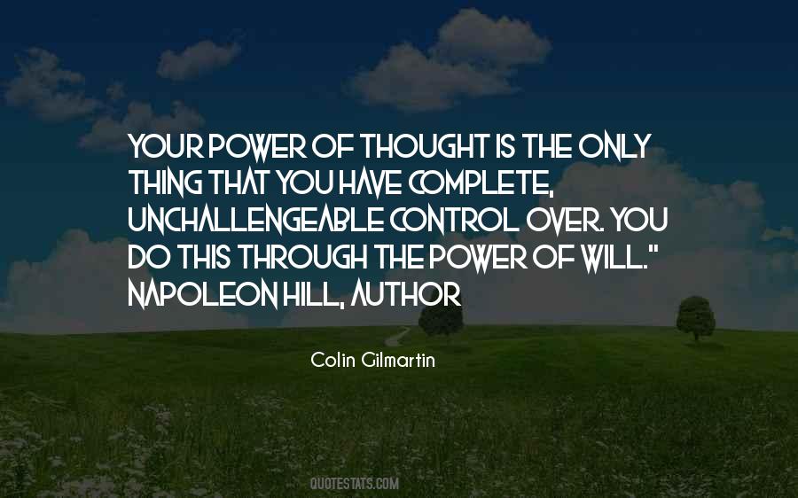 Control Your Thought Quotes #1426899