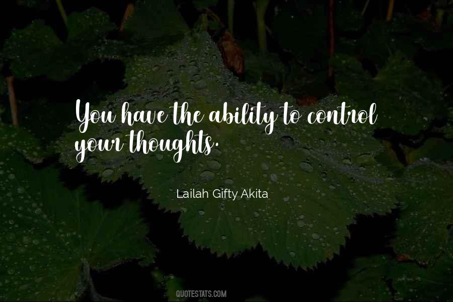 Control Your Thought Quotes #935067
