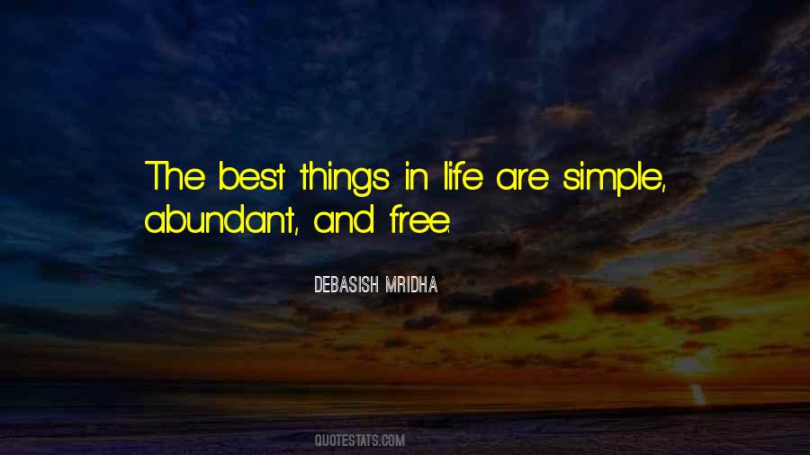 Quotes About The Best Things In Life Are Free #177783