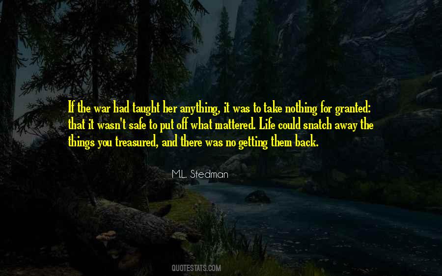 Quotes About Getting Away With Something #130679