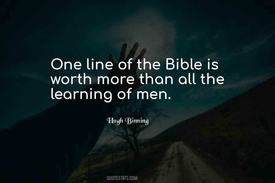 Quotes About Learning The Bible #895065