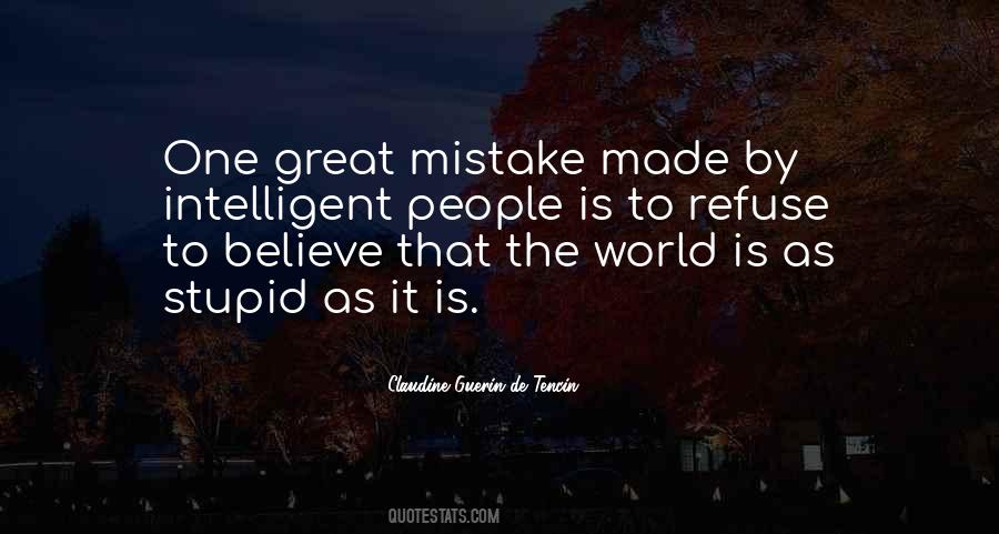 Stupid Mistake Quotes #1286900
