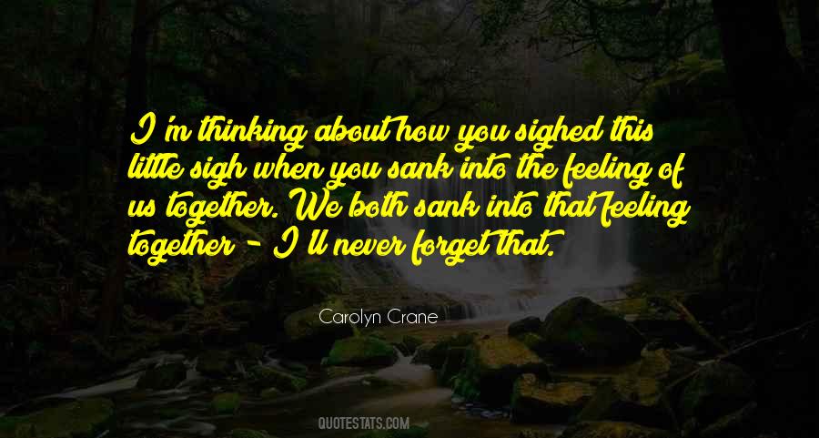 Quotes About Thinking About Us #125111