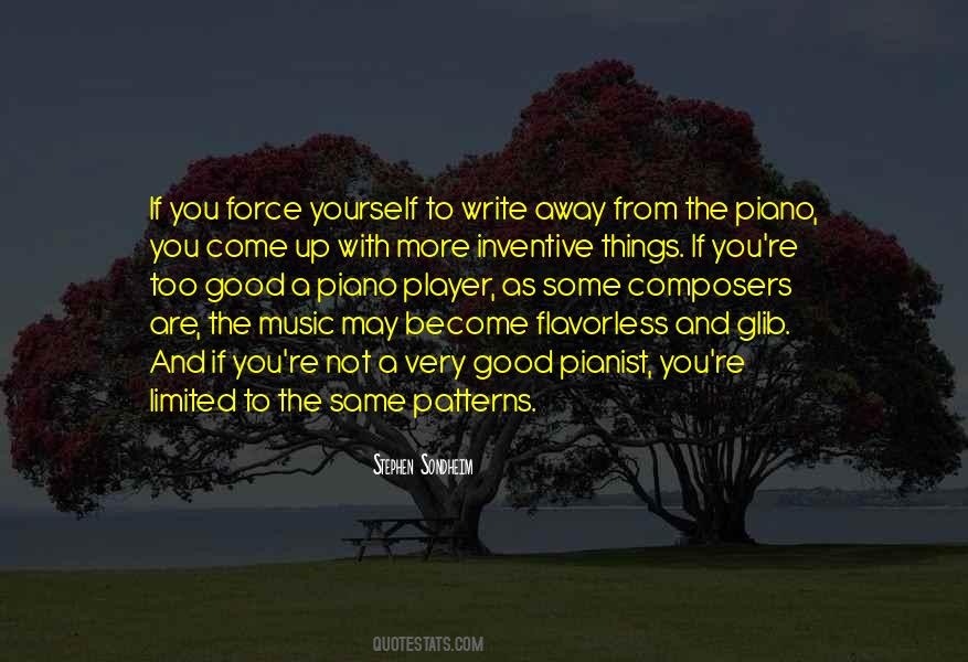 Quotes About Piano Player #502007