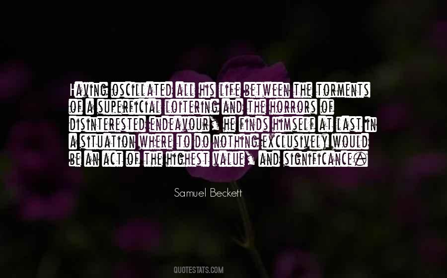 Significance In Life Quotes #144326