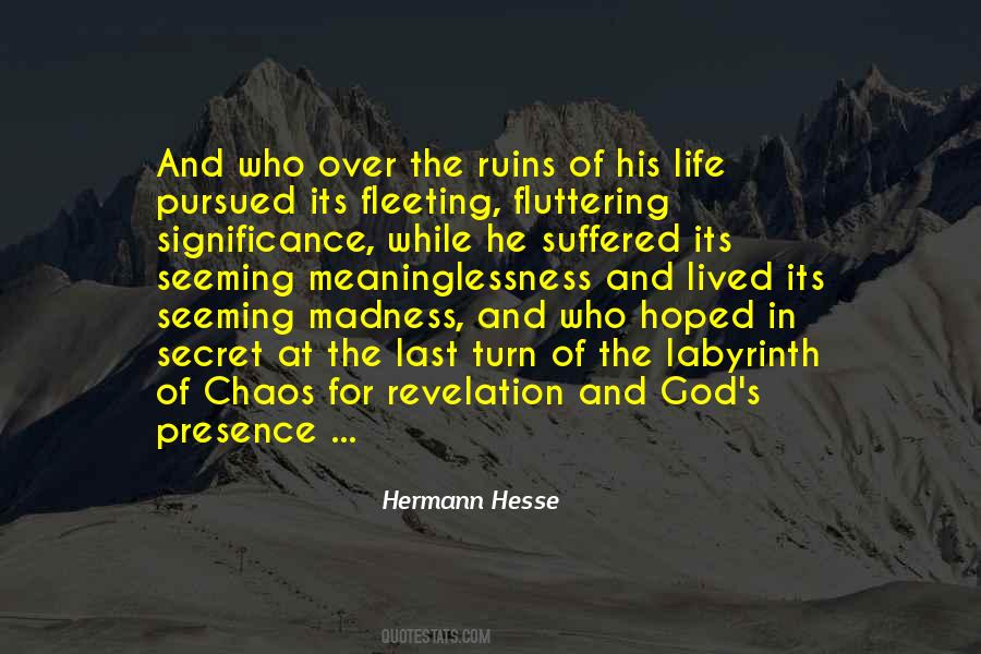 Significance In Life Quotes #1552963