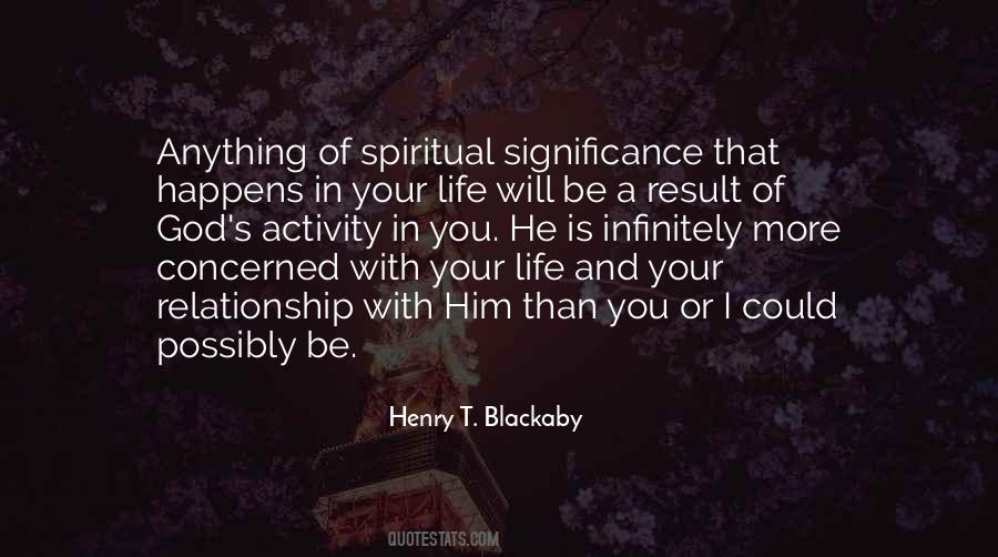 Significance In Life Quotes #1600466