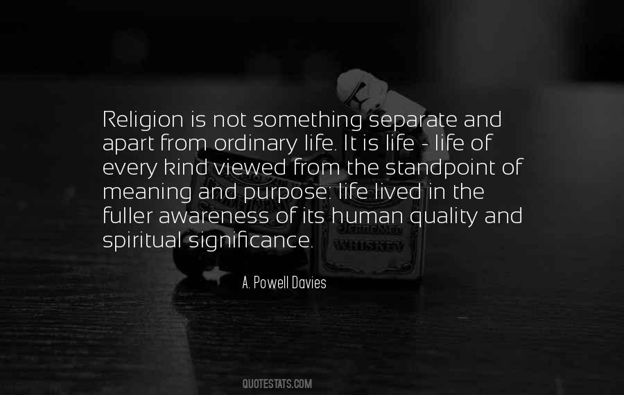 Significance In Life Quotes #1839438
