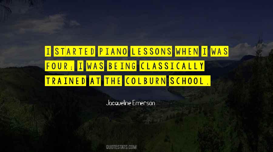 Quotes About Piano Lessons #1137859