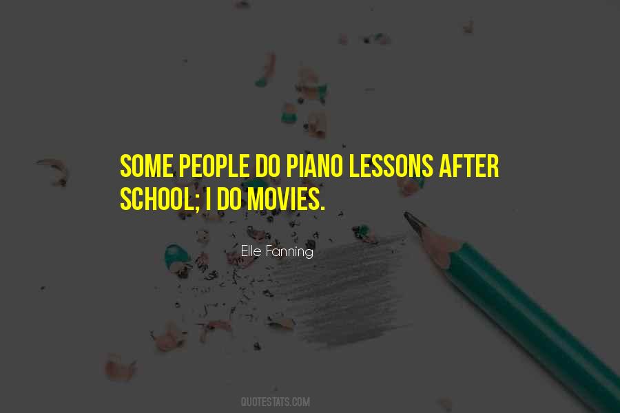 Quotes About Piano Lessons #1265305