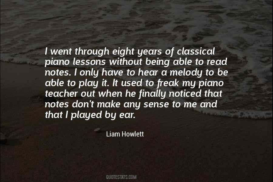 Quotes About Piano Lessons #1498578