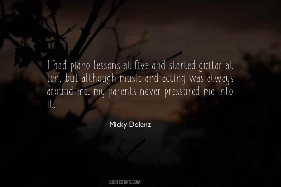 Quotes About Piano Lessons #319198